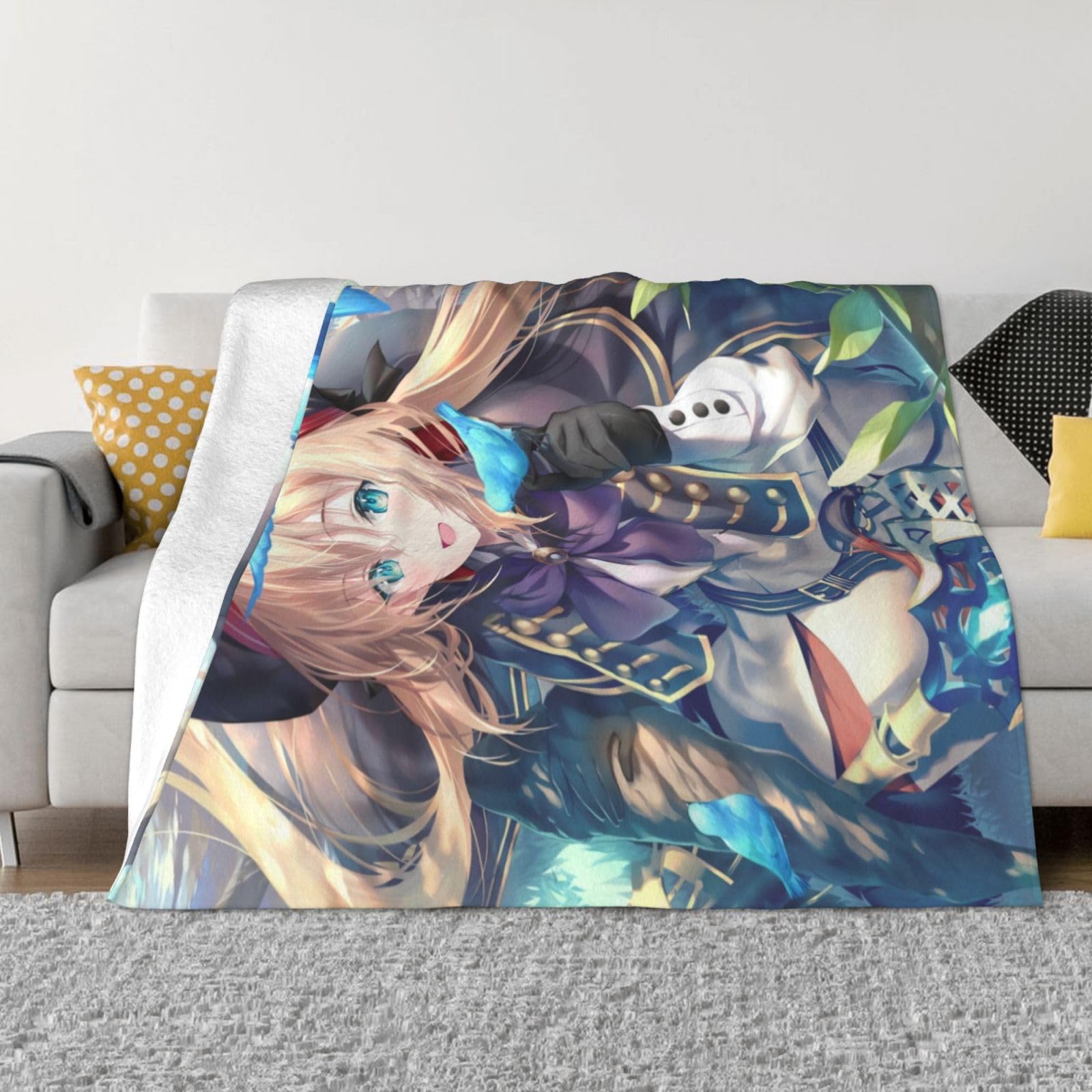Amazon｜ブランケット 膝掛け フランネル Fgo アルトリア